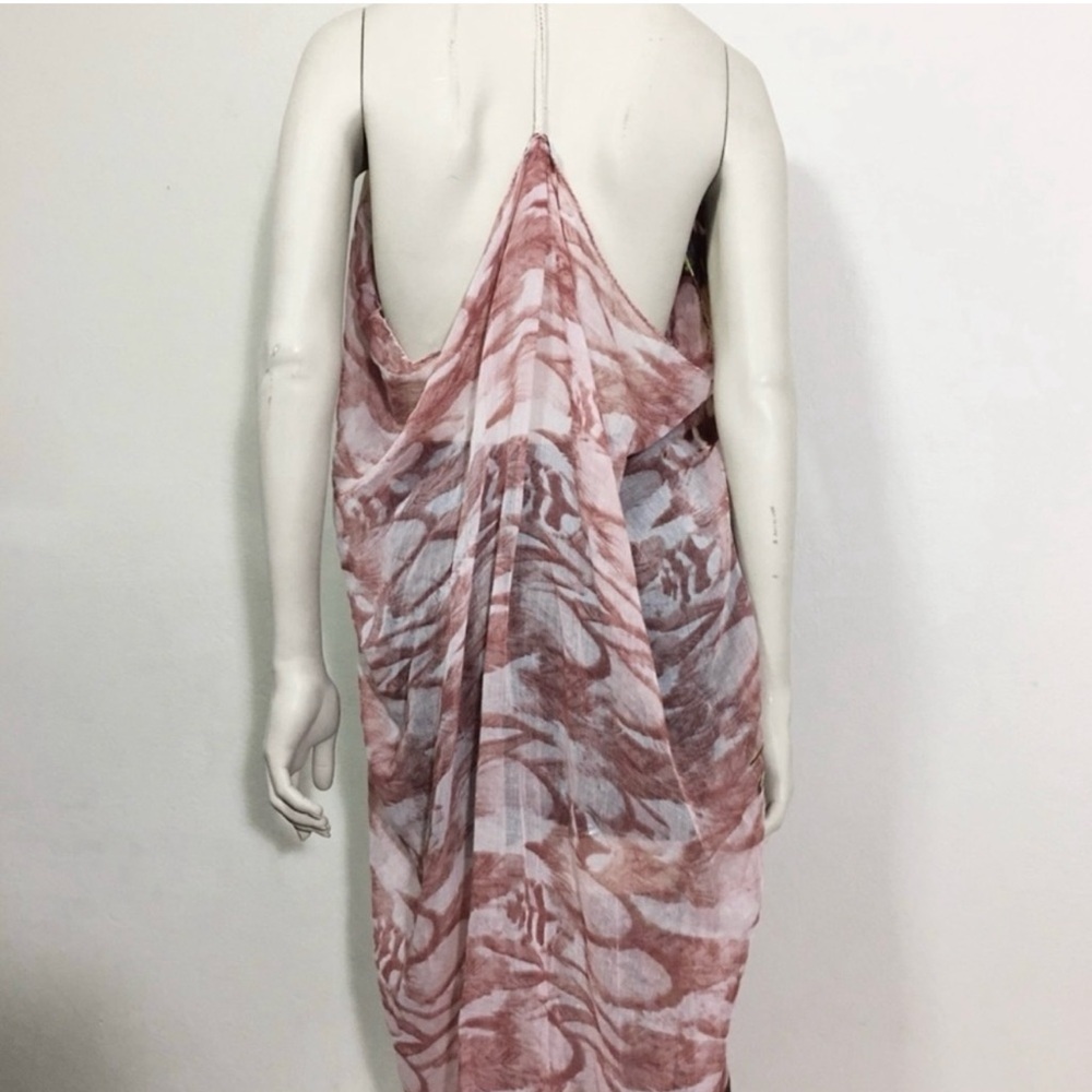 Multicolor Abstract Print Scarf coverup - Picture 5 of 8